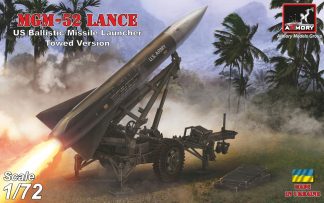 1/72 MGM-52 Lance, US Tactical Ballistic Surface-to-Surface Missile on towed launcher