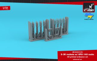 1/72 S-3K unguided missiles w/ APU-14U launcher racks