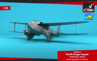 1/48 DH.89 Dragon Rapide, Short-Haul Airliner / Multipurpose Aircraft, "Rothmans' Devils" liveries - Image 5