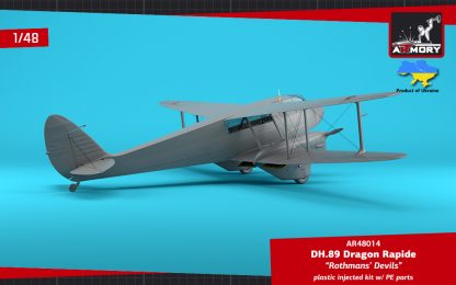 1/48 DH.89 Dragon Rapide, Short-Haul Airliner / Multipurpose Aircraft, "Rothmans' Devils" liveries - Image 12