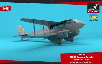 1/48 DH.89 Dragon Rapide, Short-Haul Airliner / Multipurpose Aircraft, "Rothmans' Devils" liveries - Image 14