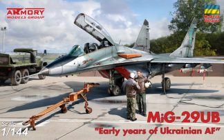 1/144 MiG-29UB series 9-51 twin seater, "Early years of Ukrainian AF", set #3