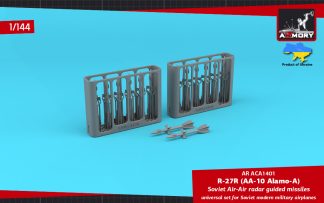 1/144 R-27R (AA-10 Alamo-A) Air-Air radar guided missiles (12pcs.)